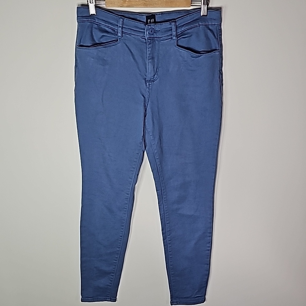 GAP blue size 10 high rise jeggings